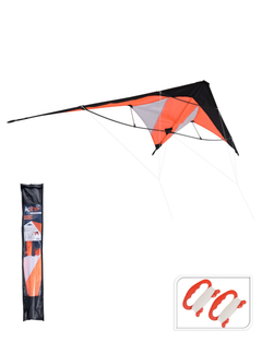 Strandvlieger 120x50 cm – Oranje/Groen thumb 1
