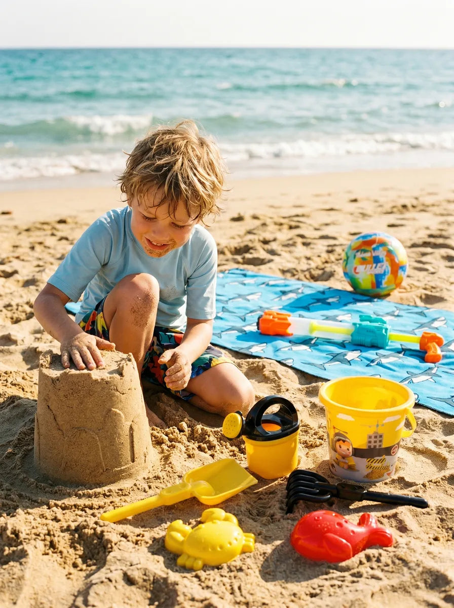 Waterpret op het strand